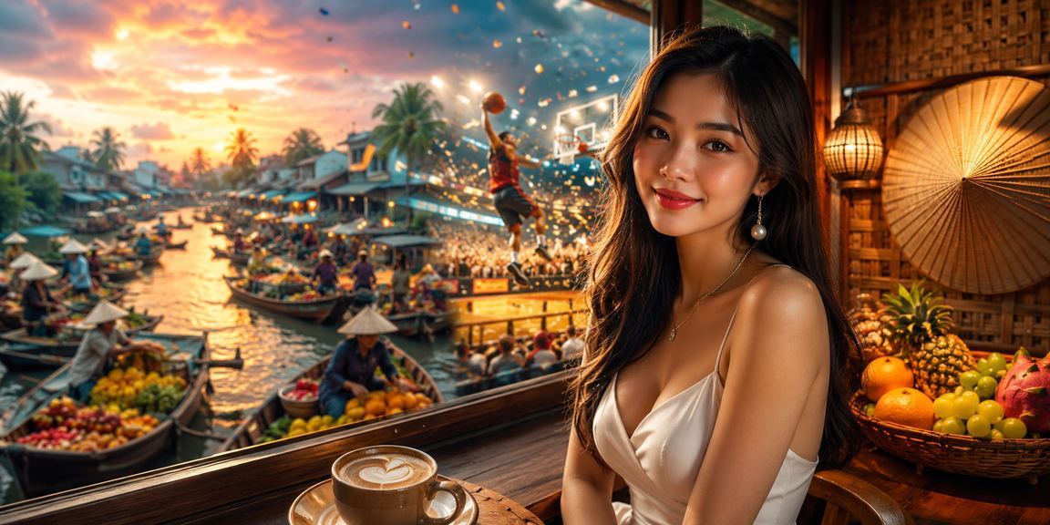 Hình ảnh cá cược bóng rổ tại khu vực sông Mekong