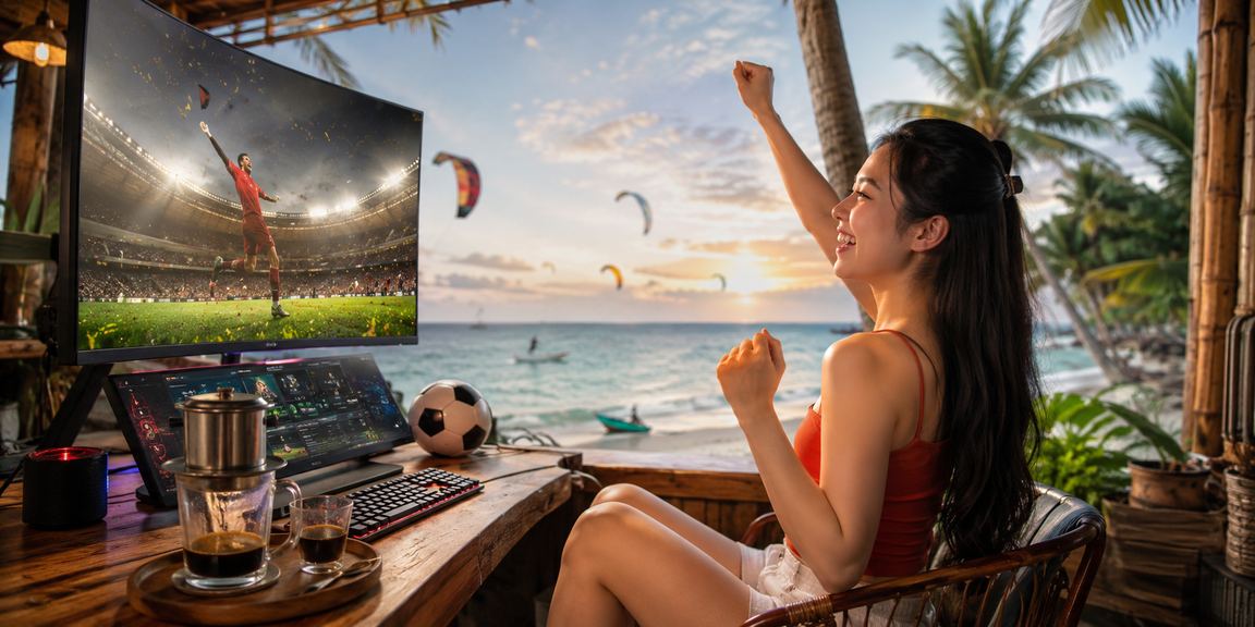 Khách hàng tham gia cá cược esports ở Mũi Né